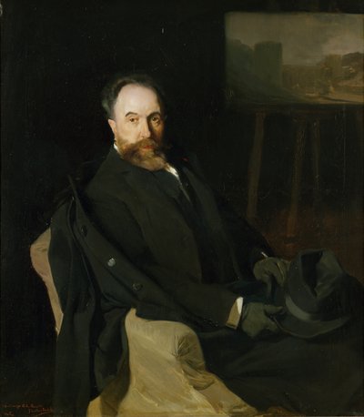 Retrato del pintor Aureliano de Beruete de Joaquín Sorolla